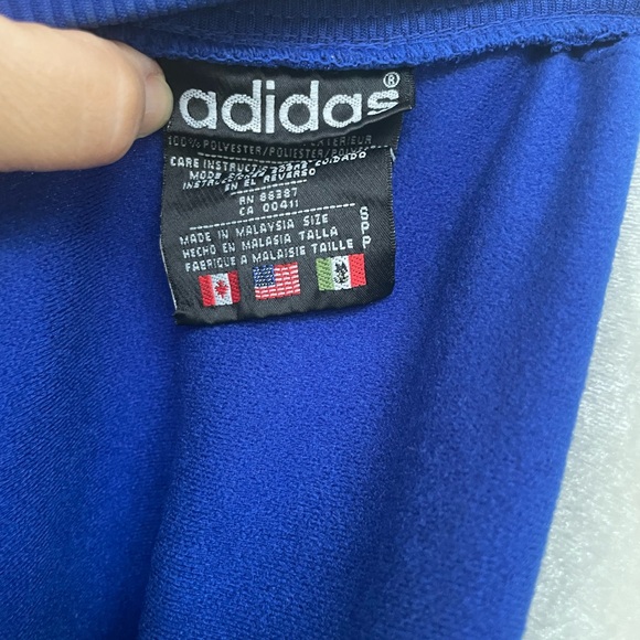 Adidas men’s warm up zip up jacket - Picture 3 of 9